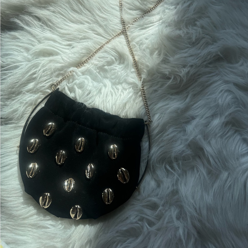 RARE Zara: Velvet Chain cross body